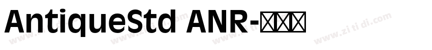 AntiqueStd ANR字体转换